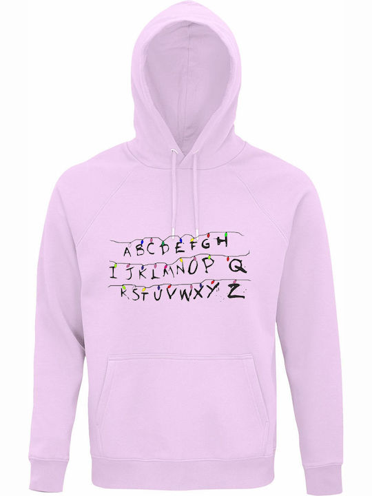 Hoodie Unisex Organic " Stranger Things Alphabe...