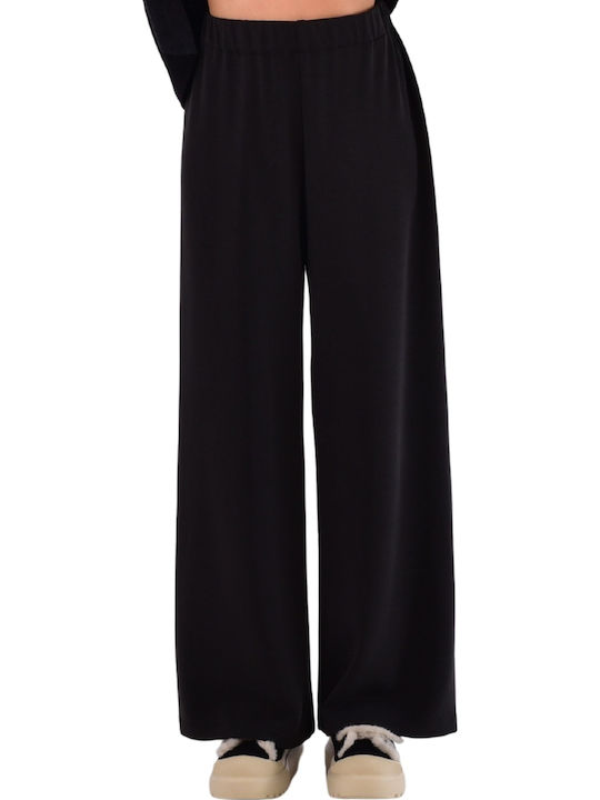 Women's Fabric Trousers Black