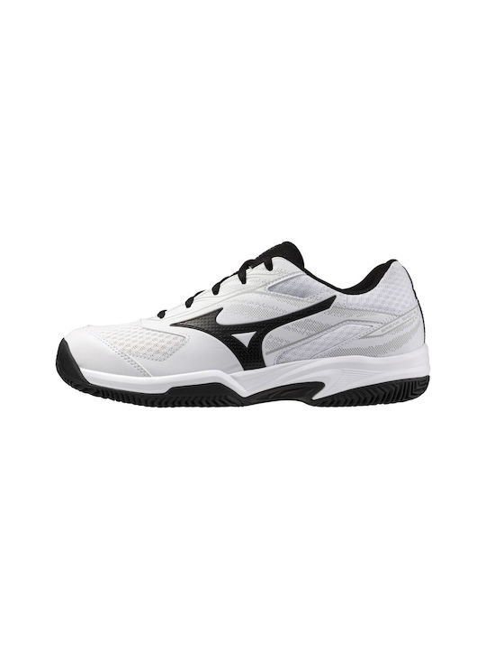 Mizuno Break Shot 5 Cc Ανδρικά Παπούτσια Padel για Χωμάτινα Γήπεδα Λευκά