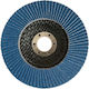Set 10 Discuri de Șlefuire Albastre Flap 125x22 Mm P60 Șlefuire Lemn Metal Polizor Unghiular Cobi Smart