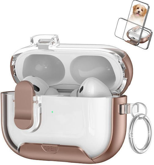 Airpods Pro 2 Starchain Series Pc Earphone Case Stand Rose Gold