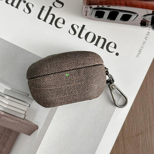 Sony WF-1000XM5 Husă Protectoare Pentru Căști Din Material Textil Aspru Culoare Maro