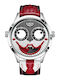 Lige Damen Uhr mit Rot Lederarmband