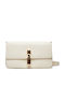Leder Damentasche Schultertasche Ecru