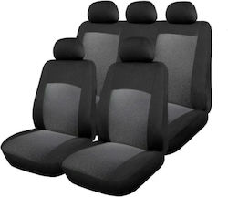 Set De Capace 9 Buc Poliester Gri