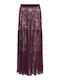 Lulu Maxi Skirt Winetasting Burgundy