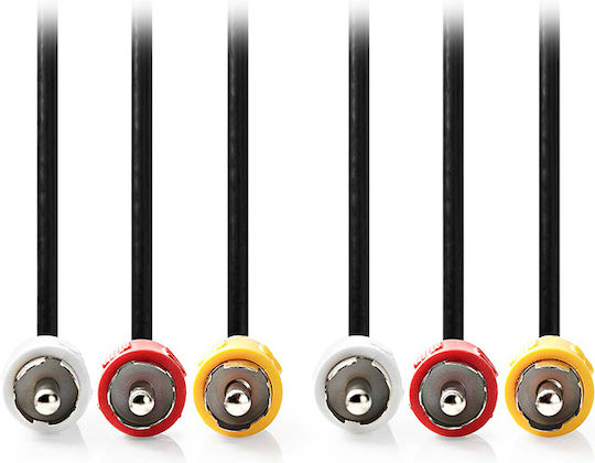 Nedis Composite male to Composite male 2m Cable (CVGL24300BK20)
