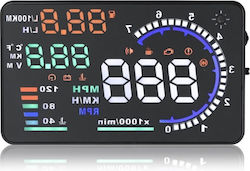 Pyramid Ψηφιακό Όργανο OBD2, Head Up Display, Ταχύμετρο, Στροφόμετρο και Θερμοκρασίας Νερού Αυτοκινήτου για τοποθέτηση στο Ταμπλό