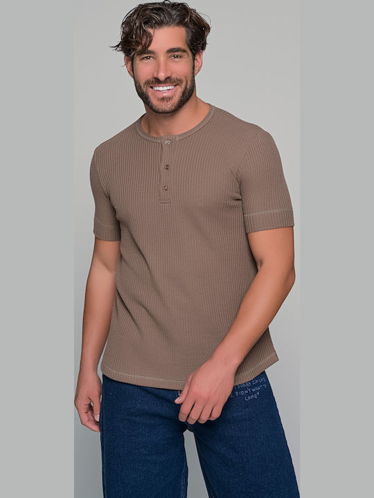Ben Tailor Lucente T-shirt Καφέ