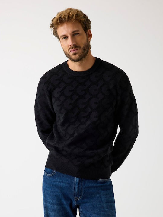 Guess Pulover cu mânecă lungă Black