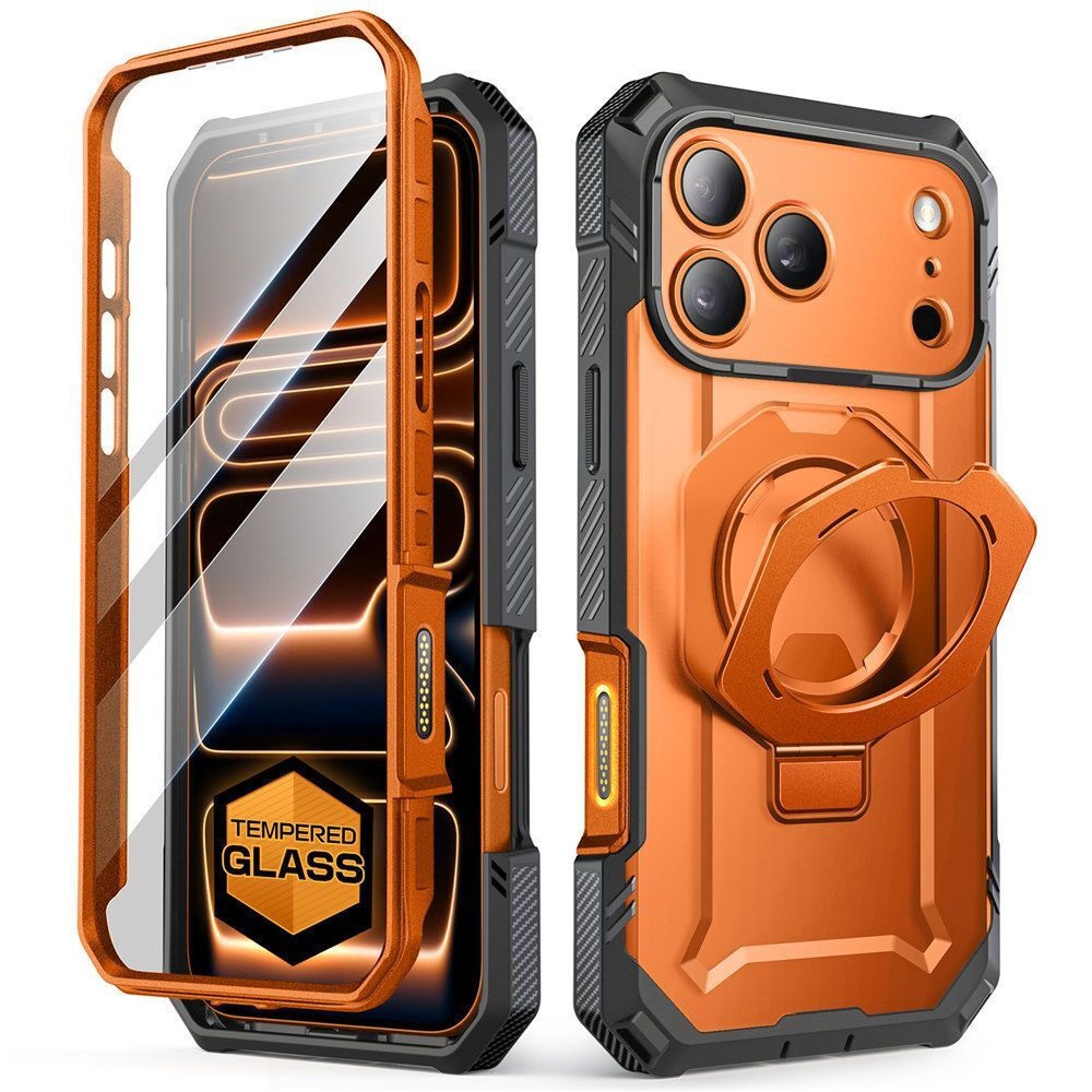 Supcase Ub Grip Pro Mag Back Cover Tempered Glass 0.33mm Orange (iPhone 17 Pro Max) | Skroutz.mt Supcase Ub Grip Pro Mag Back Cover Tempered Glass 0.33mm Orange (iPhone 17 Pro Max) | Skroutz.mt