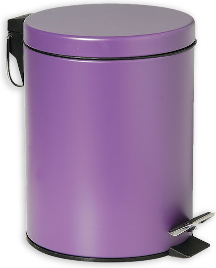 Metallic Bathroom Basket 5lt Multicolour