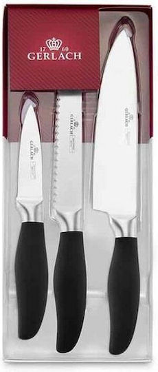 Gerlach Gerlach Style Messer aus Rostfreiem Stahl Set 3 Stück