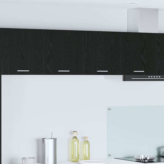 Cabinet Wall Black 80x31x40cm