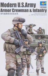 1/35 Modern US Army Armor Crewman & Infanterie