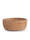 Nef-Nef Homeware Διακοσμητικό Καλάθι Ψάθινο Εκρού 26.5x11εκ.