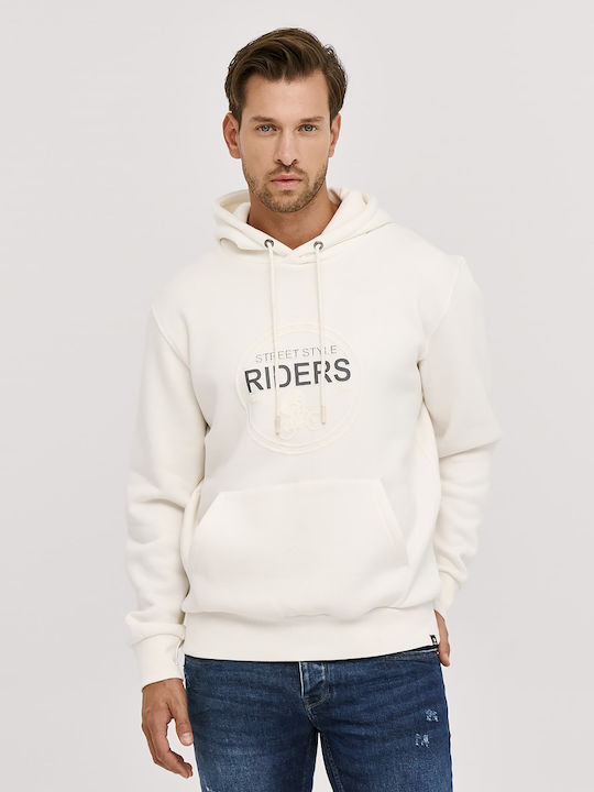 Camaro Φούτερ με Κουκούλα Εκρού