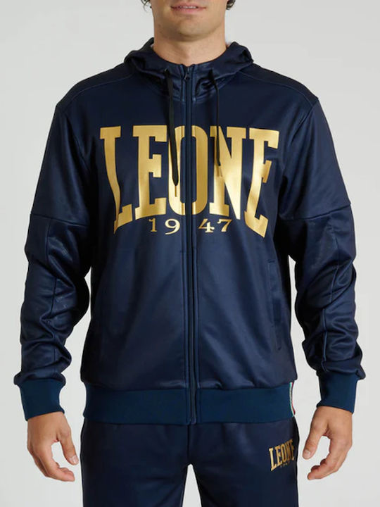 Leone 1947 Hoodie with Navy Blue