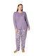 Modalove Set Pijamale pentru Femei Purple