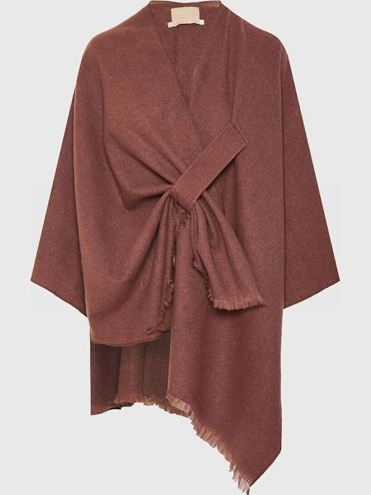 Women's Brown Cape