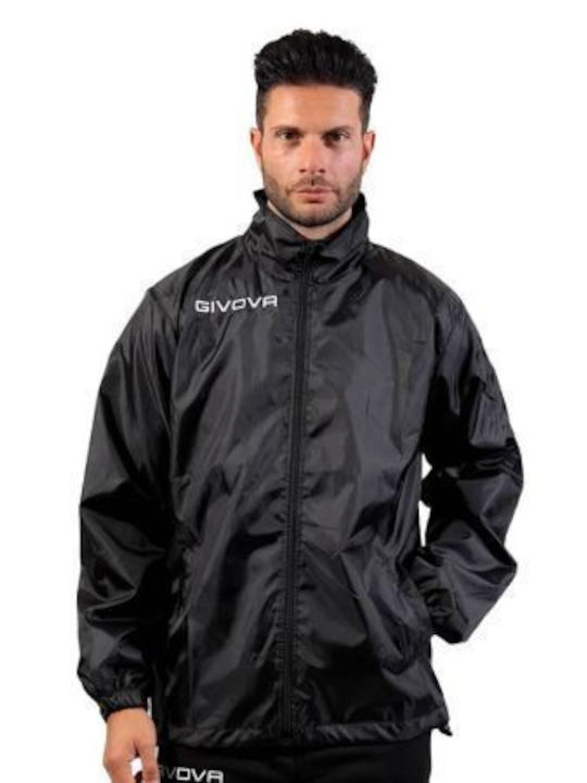 Jacke Wasserdicht und Winddicht Black