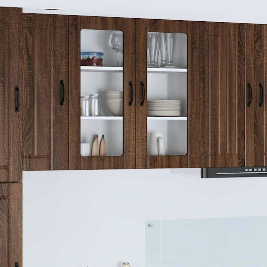 Schrank Wand Brown Oak 80x31x80cm