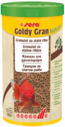Sera Goldy Gran Fish Food for Goldfish in Granules with Spirulina 100ml