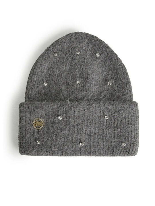 Beanie Frauen Beanie Gestrickt in Gray Farbe