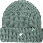 4F Beanie Γυναικείος Σκούφος Πλεκτός σε Πράσινο...