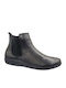 Leather Women's Ankle Boots Black