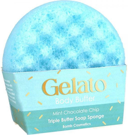 Bomb Cosmetics Gelato Body Buffer Body Washing Sponge Mint Chocolate Chip 200g