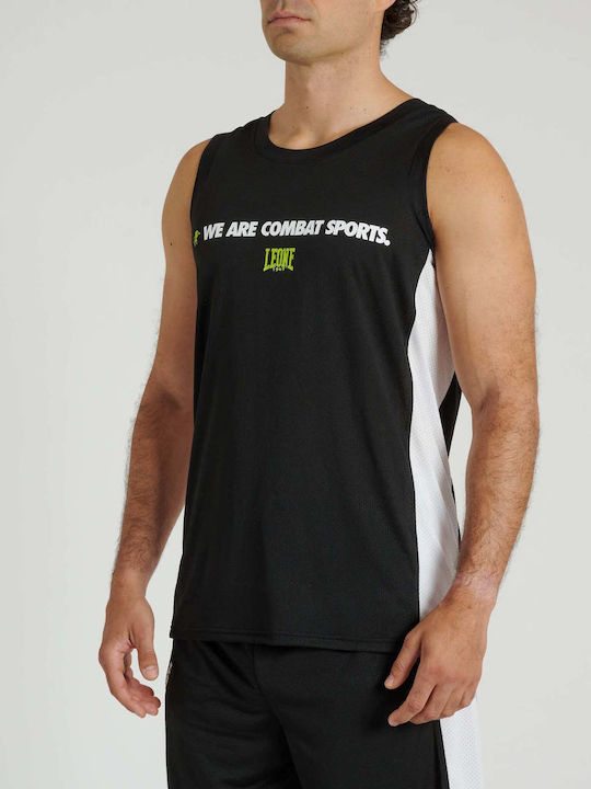 Leone 1947 Sleeveless Shirt ABX124 Black