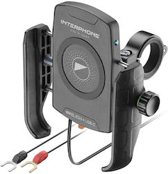 Interphone Стойка Мобилен телефон Мотоциклет с регулируемо рамо за на волана Interphone Стойка Мобилен телефон Мотоциклет с регулируемо рамо за на волана