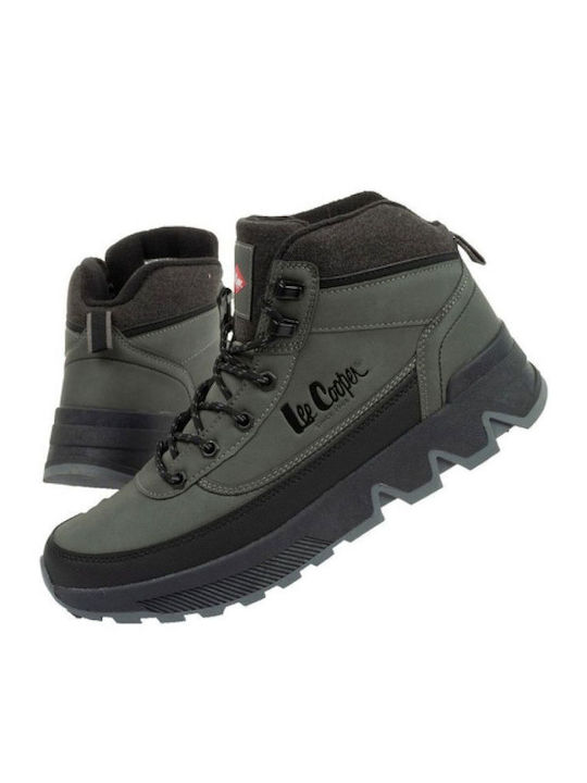 Leder Gray Chelsea Stiefeletten