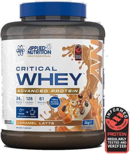 Critical Whey Whey Protein Gluten Free Caramel Latte Flavour 2kg
