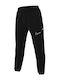 Academy Jogginghose Dri-Fit Glänzend mit Gummizug Black