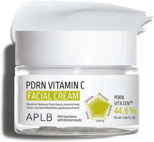 APLB Ενυδατική Κρέμα Προσώπου με Βιταμίνη C 55ml