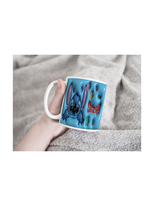 Digital Place Becher Keramik Blau 330ml
