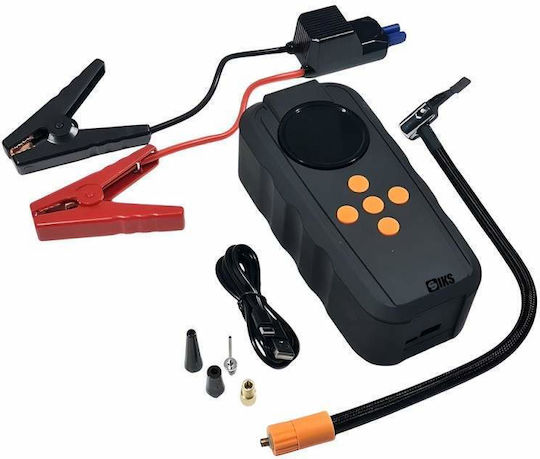 Starter Portabil Baterie Auto și Motocicletă 2500A cu Banca de Alimentare USB Pompă Obiectiv 12V