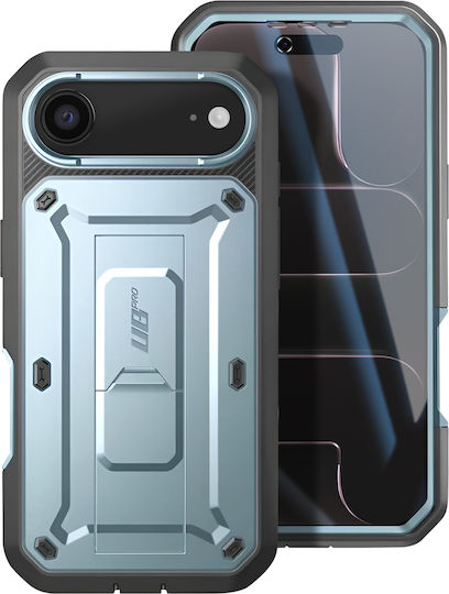 Supcase Vollständige Hülle iPhone Air Einhorn Käfer Pro Serie Klappständer Hellblau