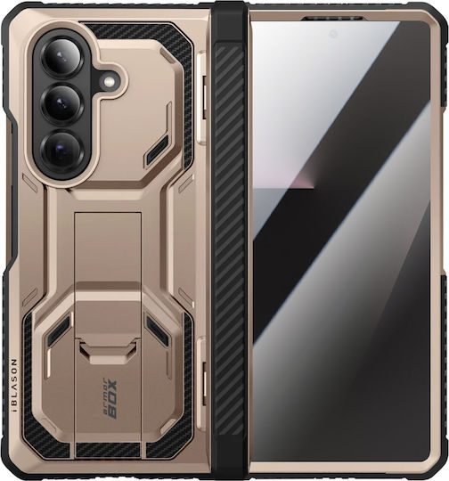 I-blason Case Galaxy Z Fold 7 Armorbox Collection Tempered Glass Kickstand Gold