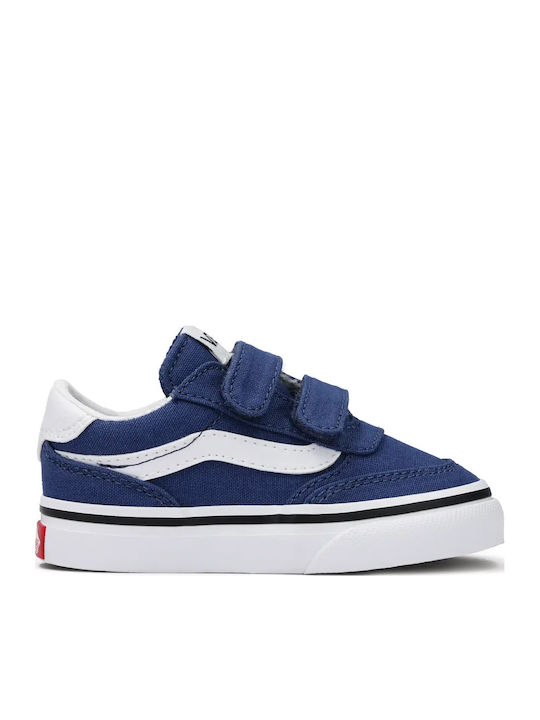 Vans Brooklyn Ls V Παιδικά Sneakers με Σκρατς Μπλε