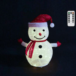 Beleuchteter Snowman Weiß