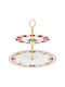 Marva Christmas Cake Stands Porcelain L30xW27cm.