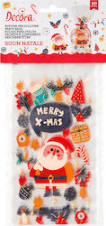 Decora 20 Merry Xstmas Bags 12 5+3 X 24 Cm