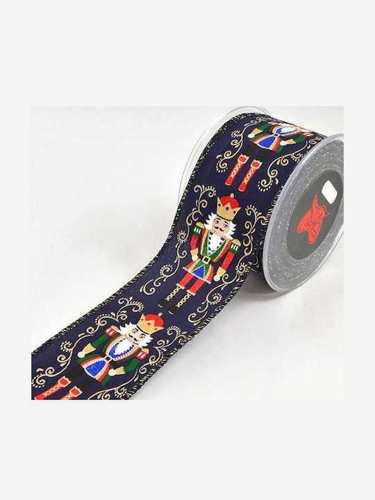 Коледна Лента Casse Noisette Синя 6,7смx9м 229.001.0420.16