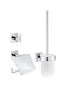 Grohe Cube Wall-Mounted Бански Комплект Аксесоари За Баня Стъклен Сребрист