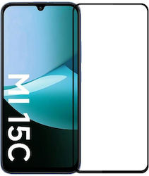 Redmi 15c 4g 171.5mm Poco C85 Mofi 9h 2.5D Full Screen Tempered Glass Film Black
