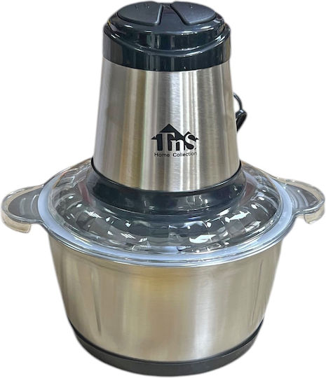 TnS Mini Tocător Multi 400W Cu Recipient 1L Inox