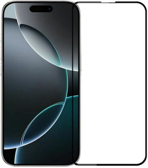 Iphone 17 Pro Max Mofi 9h 2.5d Full Screen Tempered Glass Film Black